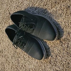 Little Boys Black Dress Shoes